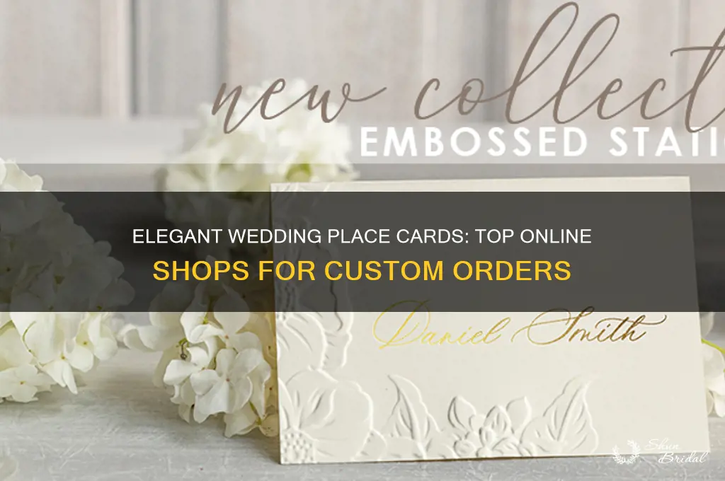 where to order wedding place cards