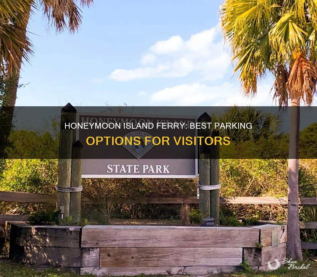where to park for honeymoon island ferry