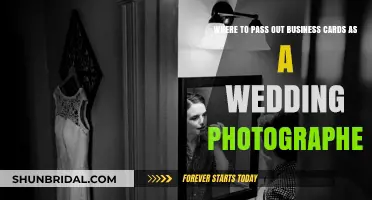 Strategic Spots to Distribute Your Wedding Photography Business Cards