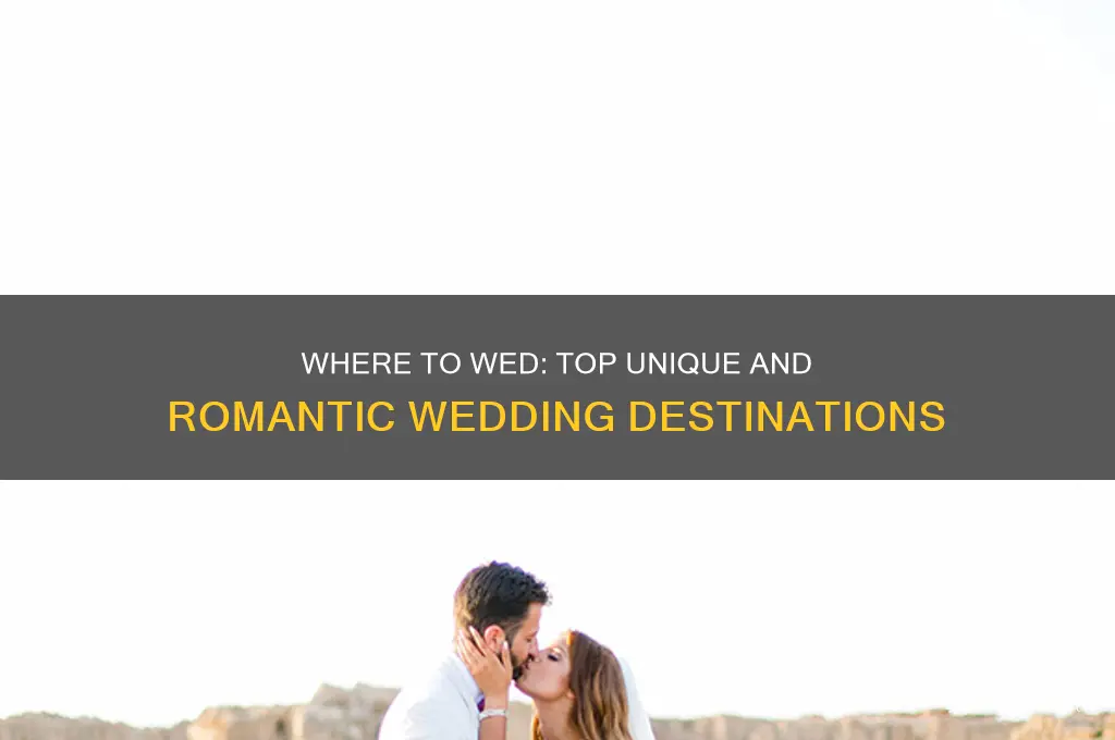 where to people wed