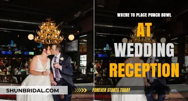 The Perfect Spot for Your Wedding Punch Bowl