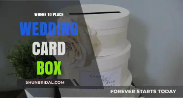 Strategic Spots to Securely Place Your Wedding Card Box