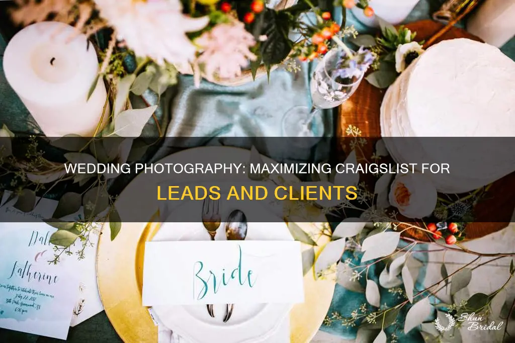 where to post on craiglist wedding photography