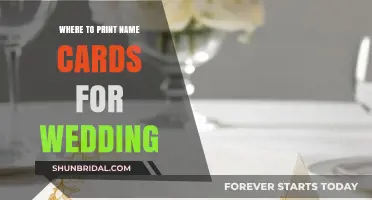 Elegant Wedding Name Card Printing: Top Services and Tips