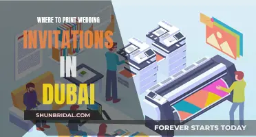 Printing Wedding Invites: Dubai's Top Locations