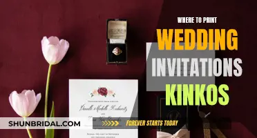 Kinkos: A One-Stop Shop for Wedding Invitation Printing