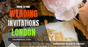 London Wedding Invitation Printing: Where to Go?