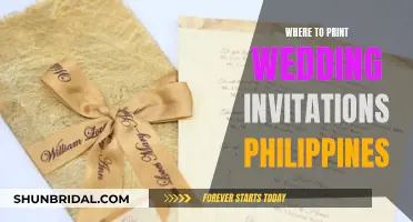 Printing Wedding Invites: Philippines-Based Options for Couples