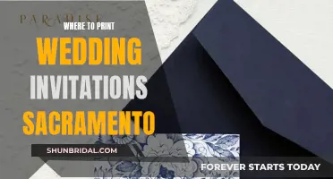 Sacramento Wedding Invitation Printing: Where to Go?