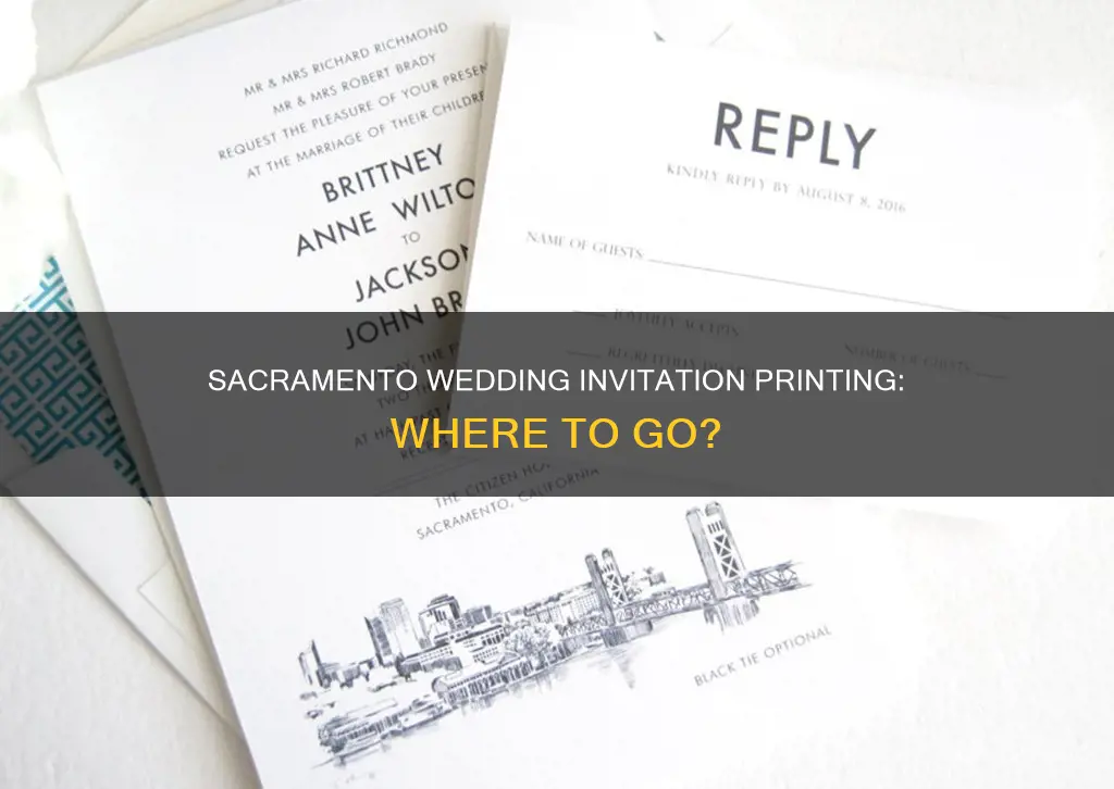 where to print wedding invitations sacramento