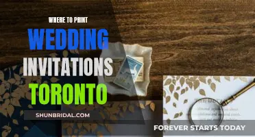 Toronto Wedding Invitation Printing Services: Where to Go