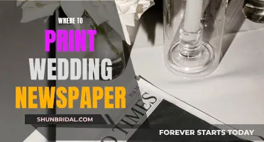 Printing Wedding Newspapers: Best Places for Your Big Day