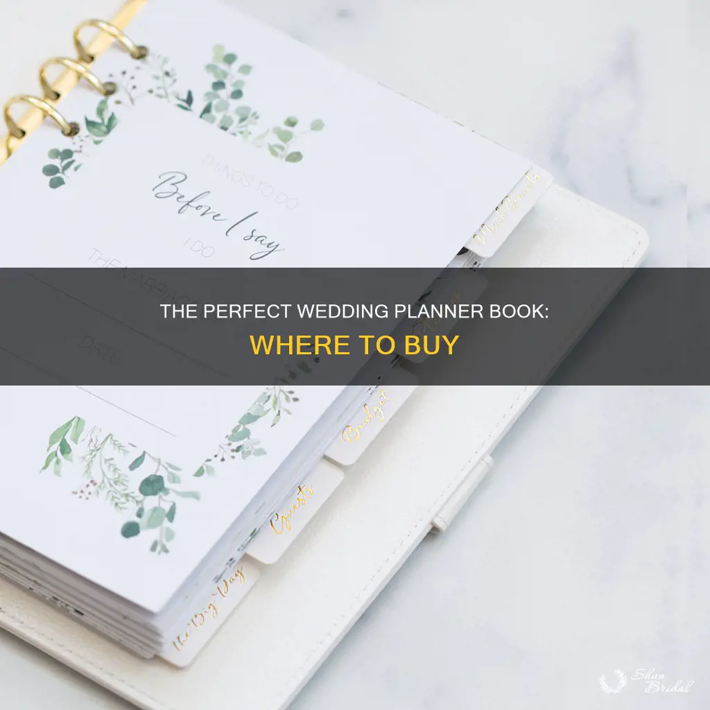 where to purchase a wedding planner book