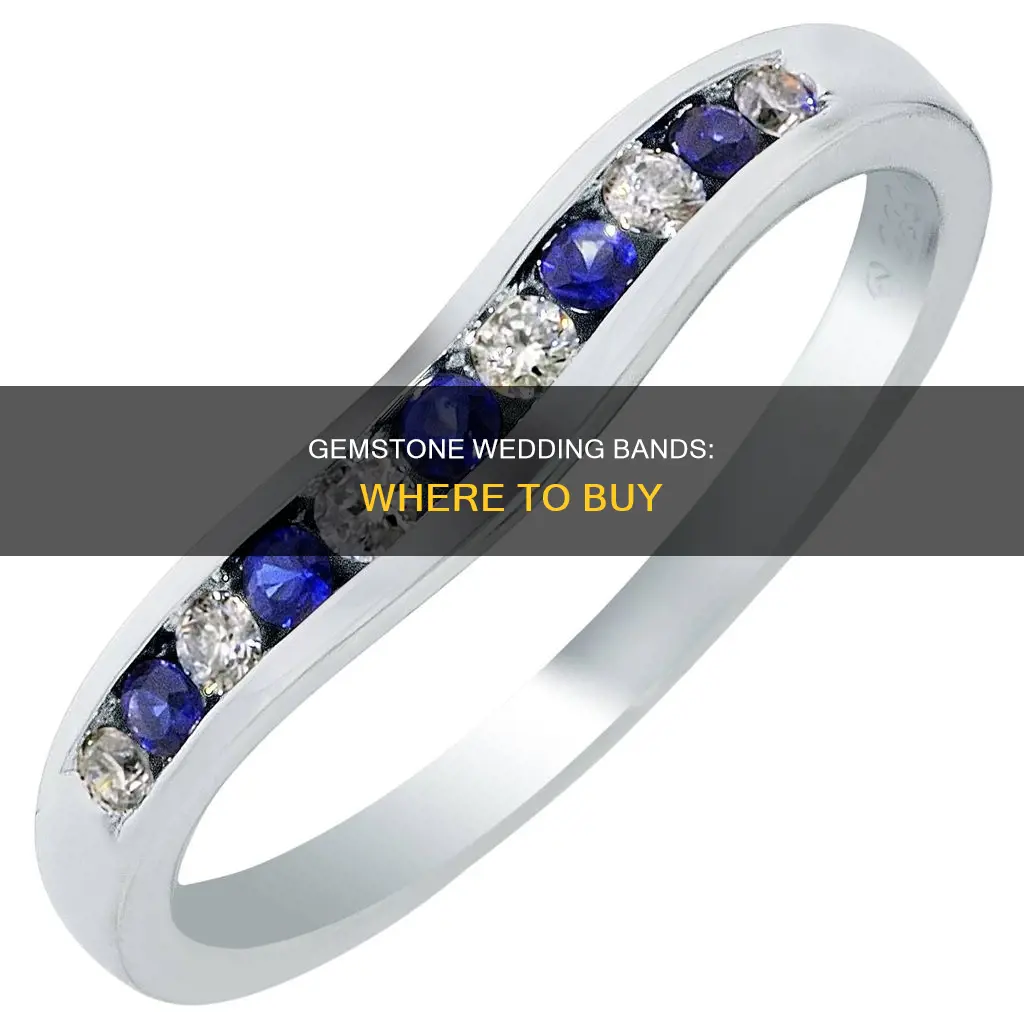 where to purchase gemsone wedding bands