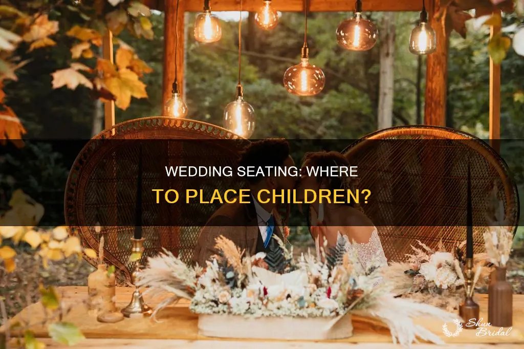 where to put kids at wedding