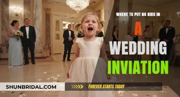 Wedding Invitation Etiquette: No Kids Allowed