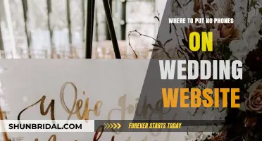 Unplugged Wedding: No Phones, Website Etiquette