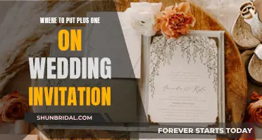 Plus One Placement: Wedding Invitation Etiquette