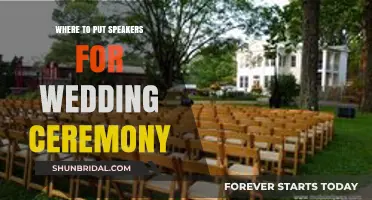 Perfect Wedding Ceremony Speaker Placement: Tips for Optimal Sound and Ambiance