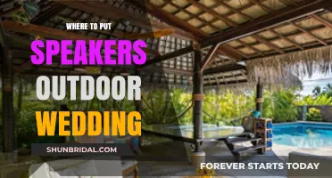 Speaker Placement for Outdoor Weddings