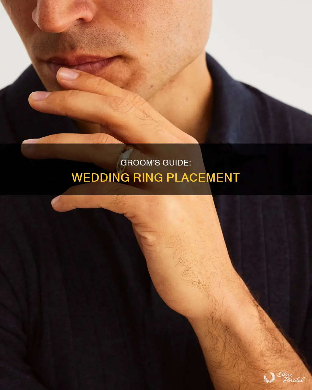where to put the wedding ring for groom