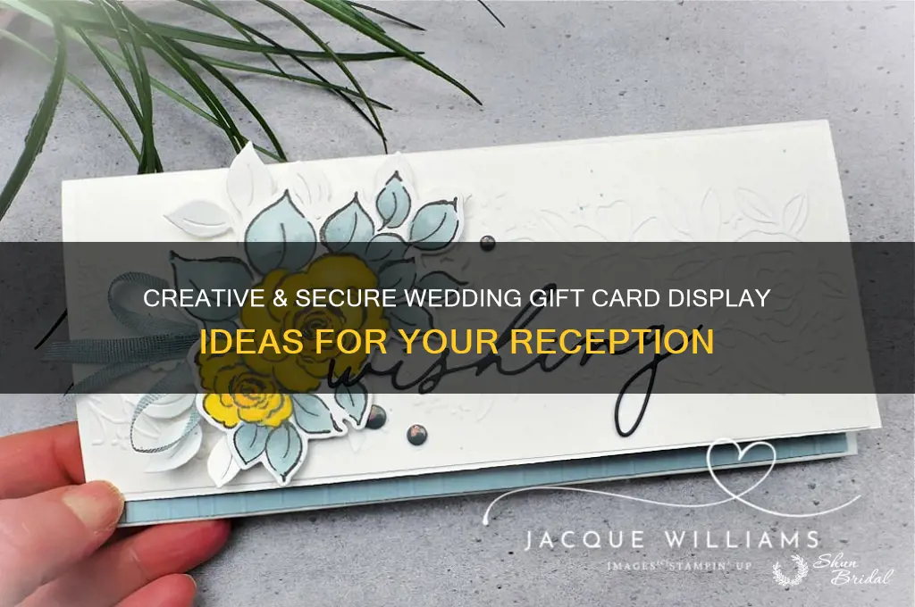where to put wedding gift cards at reception
