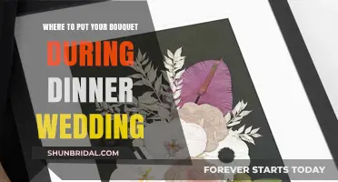 Creative Ways to Display Your Bridal Bouquet at the Dinner Table