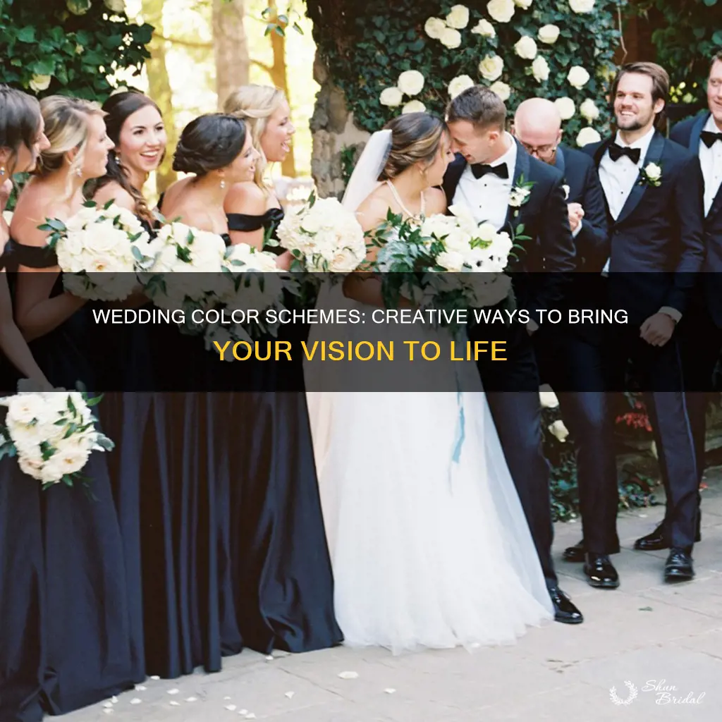 where to put your wedding color