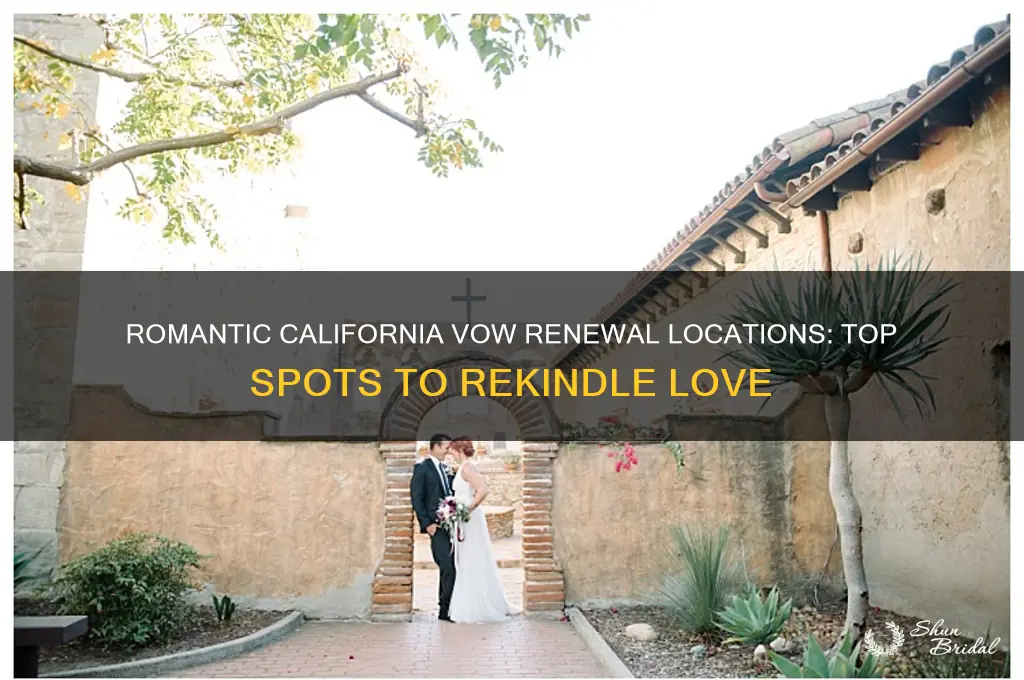 where to renew vows in california