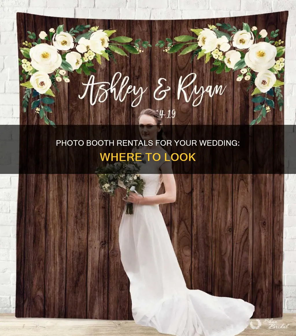 where to rent a photo booth for wedding