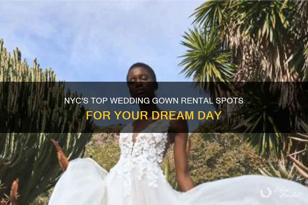 where to rent a wedding gown in nyc