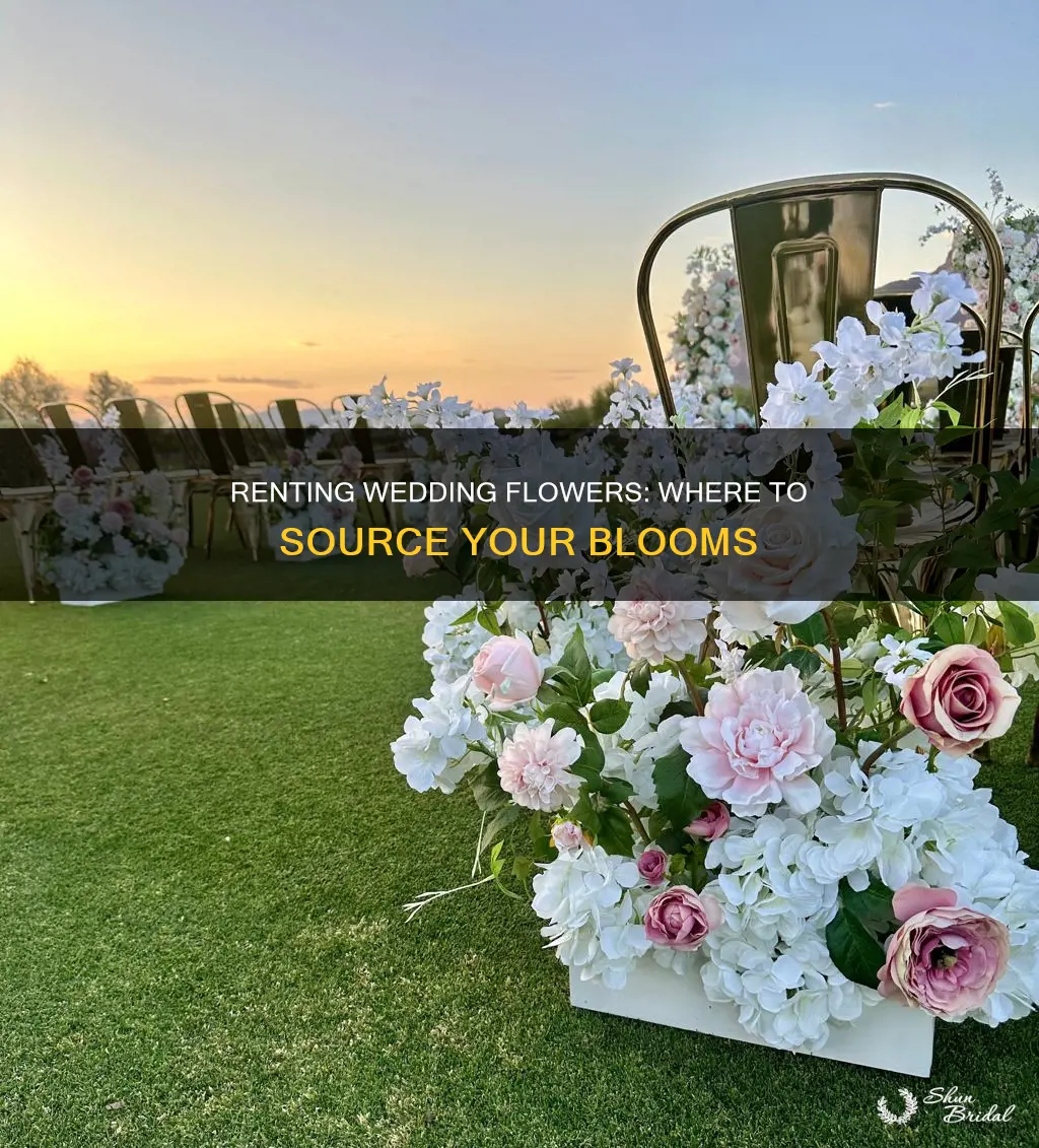 where to rent flowers for wedding