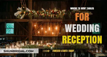 Renting Tables for Your Wedding Reception: Where to Start?