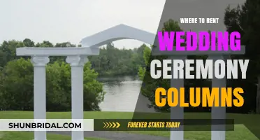 Elegant Wedding Ceremony Columns: Top Rental Locations for Your Big Day