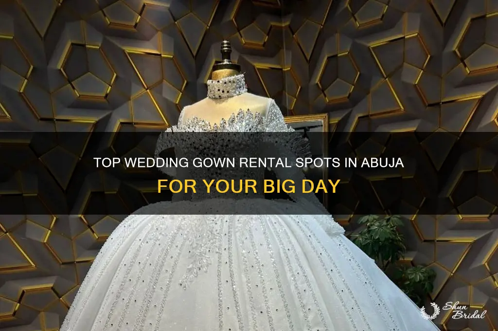 where to rent wedding gown in abuja