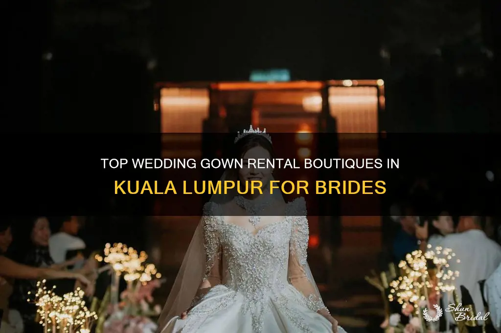 where to rent wedding gown in kl