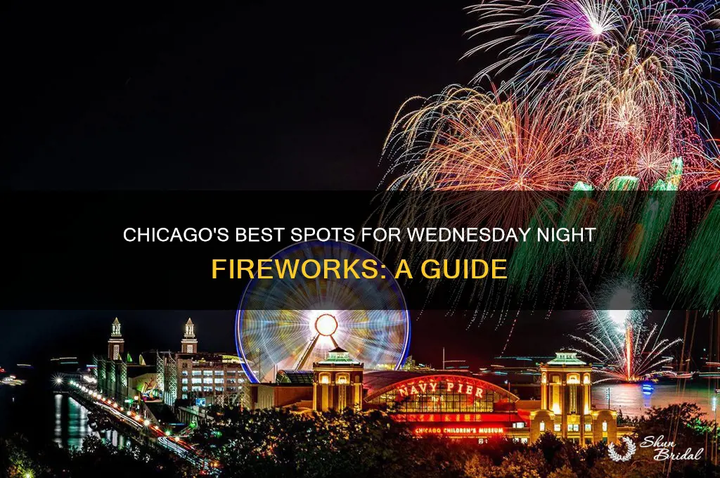 where to see wed night fireworks chicago