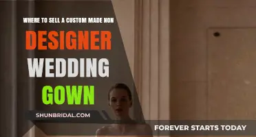 Where to Sell Your Unique, Custom-Made Wedding Gown Online