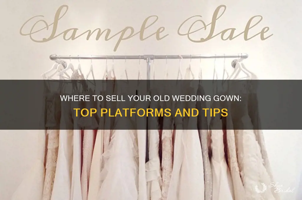 where to sell old wedding gown