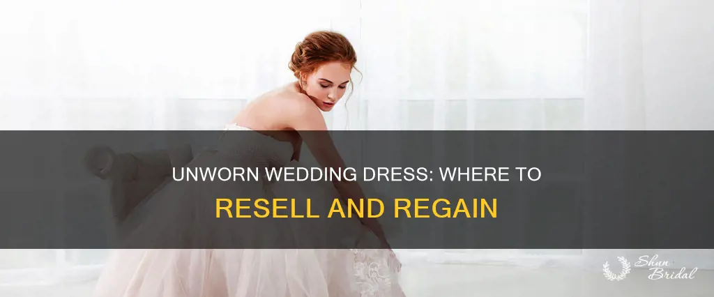 where to sell unworn wedding dress