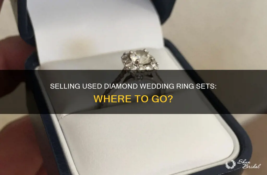 where to sell used diamond wedding ring set