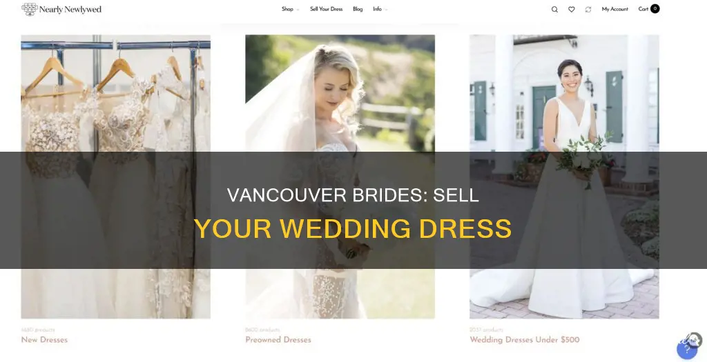 where to sell used wedding dress in vancouver