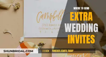 Extra Wedding Invites: Where to Send Them?