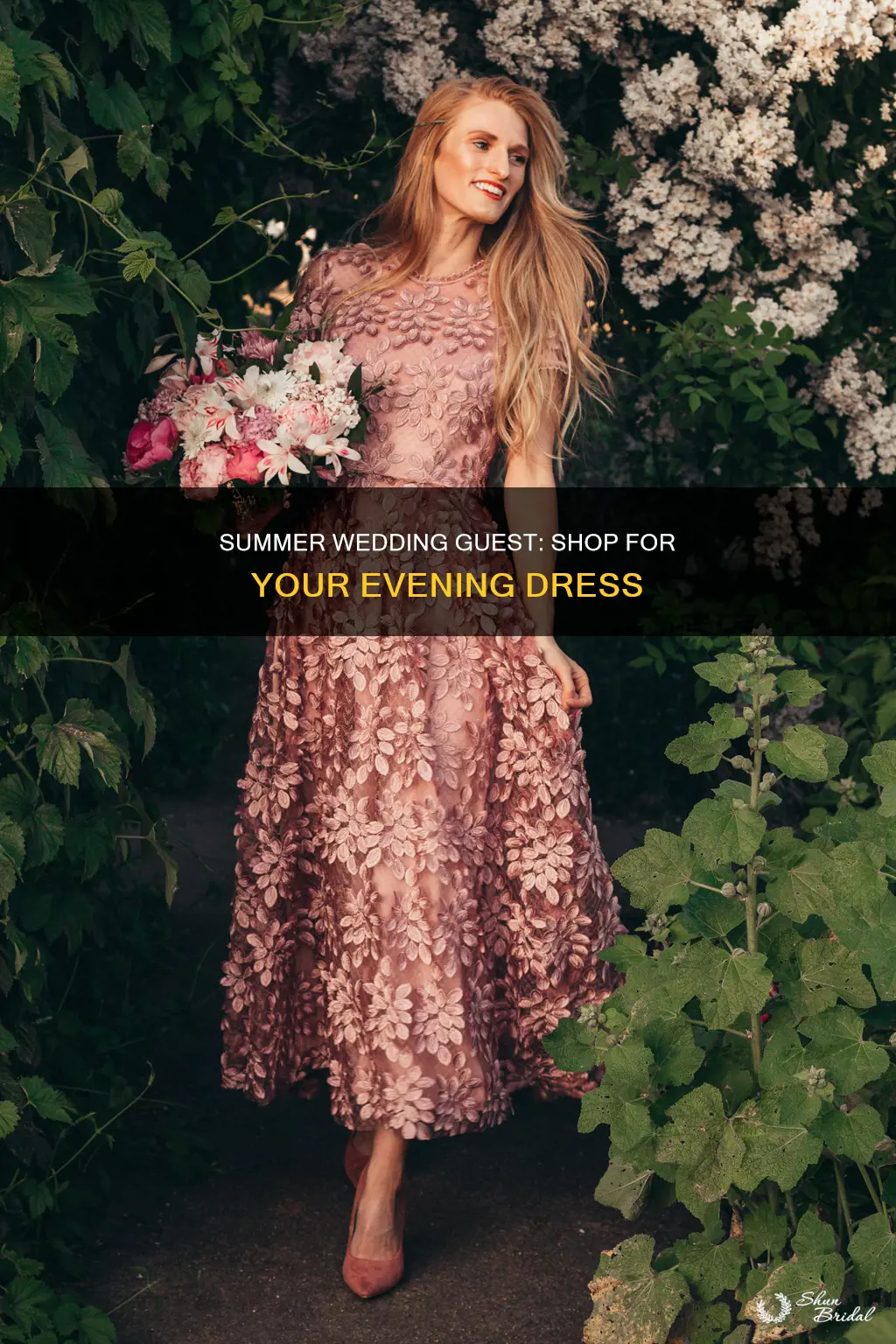 where to shop for an evening summer wedding dress