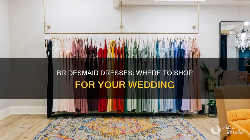 where to shop for bridesmaid dresses