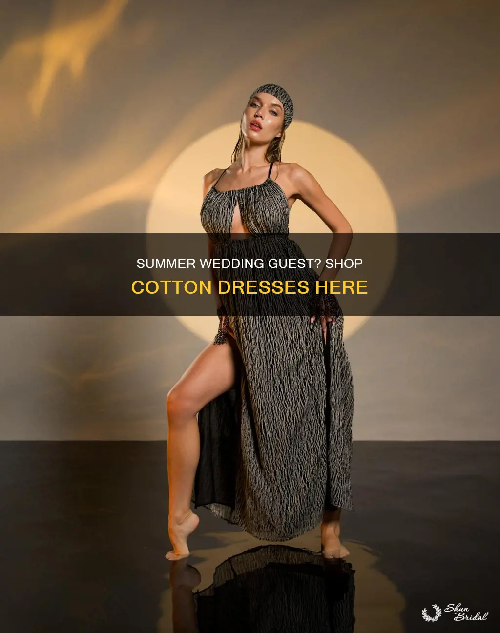 where to shop for cotton wedding guest dress