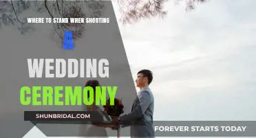 Perfect Angles: Strategic Standing Positions for Capturing Wedding Ceremonies