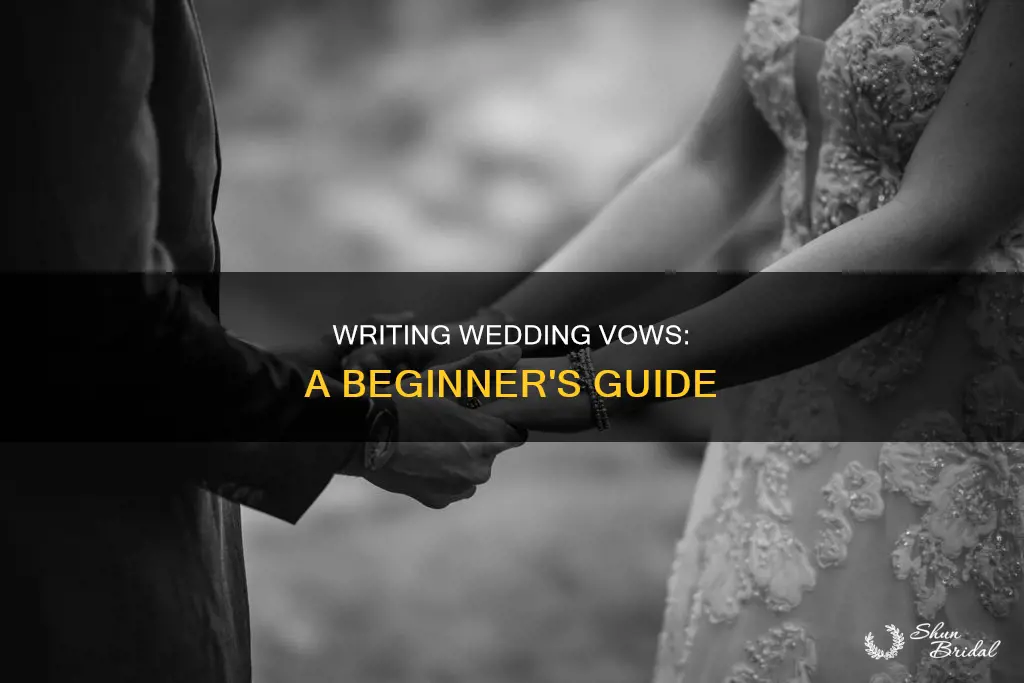 where to start with wedding vows