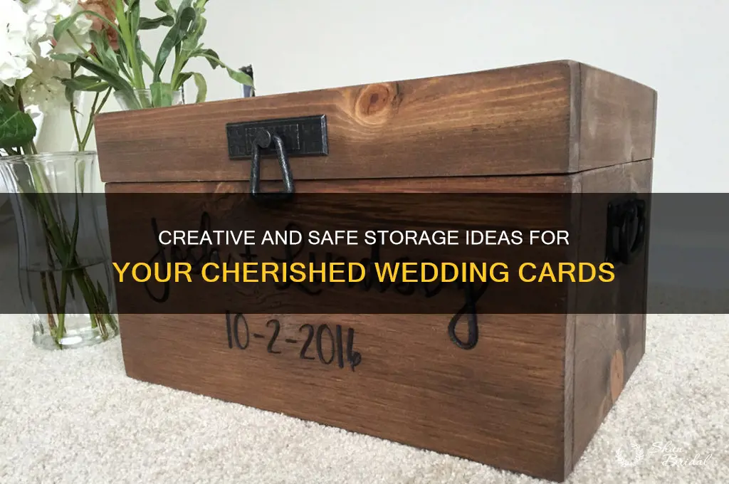 where to store wedding cards