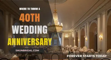 Celebrating 40 Years: Unique & Memorable Anniversary Party Venue Ideas